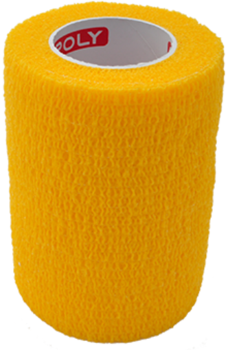 Imagen de Vendaje elástico autoadhesivo 7,5 cm - Amarillo