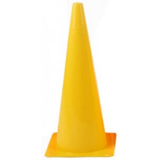 Imagen de Cono de entrenamiento de plástico de 45 cm - Amarillo 