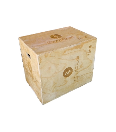 Imagen de Caja pliométrica Sveltus de madera 70 X 60 X 50