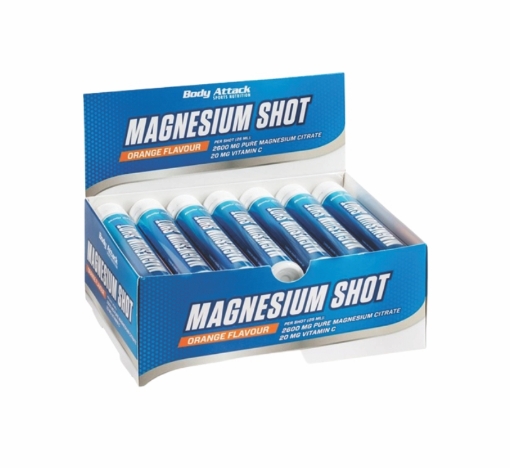 Imagen de MAGNESIO LÍQUIDO + VITAMINA C - 20 x 25 ml Body Attack