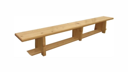 Imagen de Banco de gimnasia, 200x25x30 cm