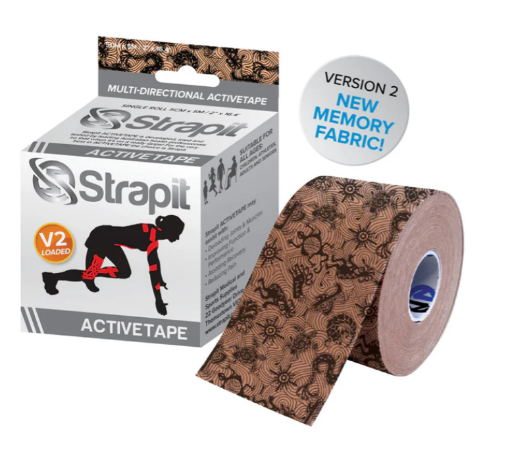 Imagen de  ACTIVETAPE 5CM x 5M  - BEIGE/NEGRO