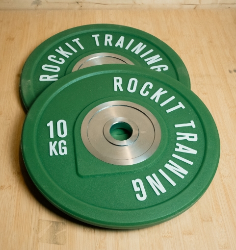 Imagen de JUEGO DE 2 DISCOS OLÍMPICOS DE 10 KG - ROKIT