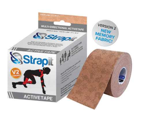 Imagen de Strapit ACTIVETAPE 7,5 cm x 5 m – Beige/Beige
