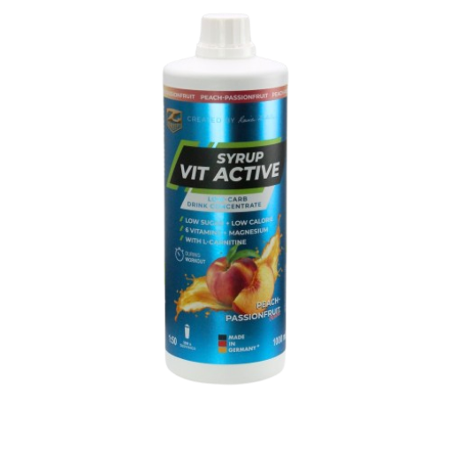 Imagen de SIROPE VITACTIVO + L-CARNITINA - 1000ML DURAZNO