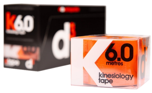 Imagen de K6.0 Cinta Kinesiológica Naranja 5cm x 6m - d3Tape