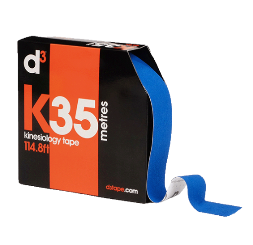 Imagen de K35 Cinta Kinesiológica Azul Royal 5cm x 35m - d3Tape