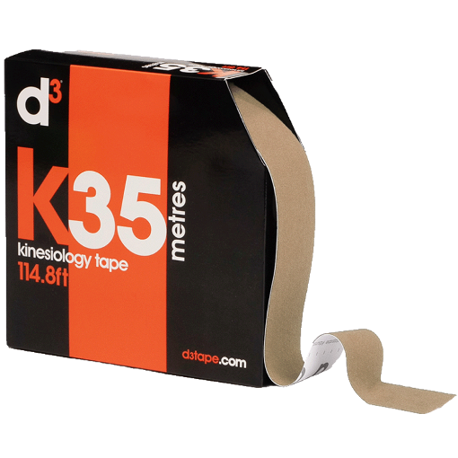 Imagen de K35 Cinta Kinesiológica Beige 5cm x 35m - d3Tape