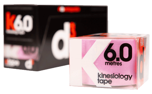 Imagen de K6.0 Cinta de Kinesiología Rosa Candy 5cm x 6m - d3Tape