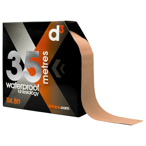 Imagen de X35 Cinta kinesiológica beige 5cm x 35m - d3Tape