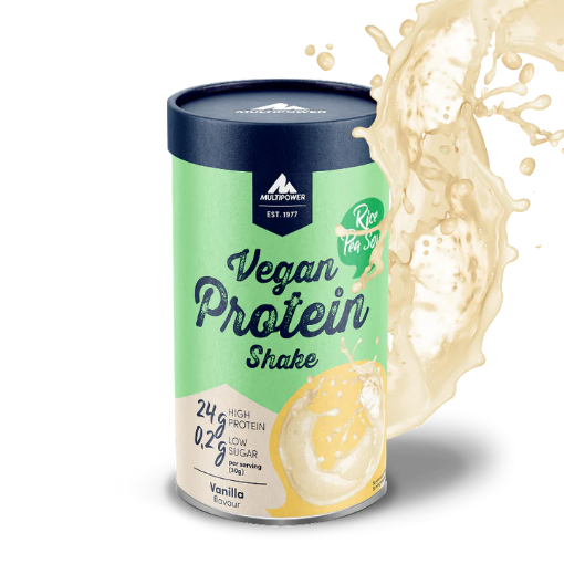 Imagen de Batido de Proteínas Vegano 420g - Vainilla MultiPower