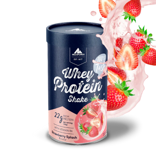 Imagen de Whey Protein Shake 420g - Fresas Multipower
