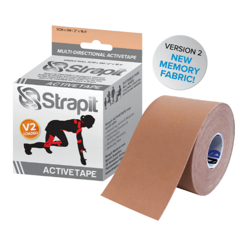 Imagen de DYNAMIC ACTIVETAPE 5CM x 5M – BEIGE A RAYAS
