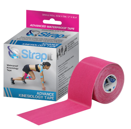 Imagen de Cinta de kinesiología Advance 5cm x 5m Rosa – Strapit