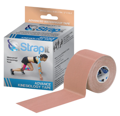 Imagen de Cinta de kinesiología Advance 5cm x 5m Beige – Strapit
