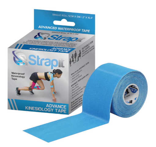 Imagen de Cinta de kinesiología Advance 5cm x 5m Azul – Strapit