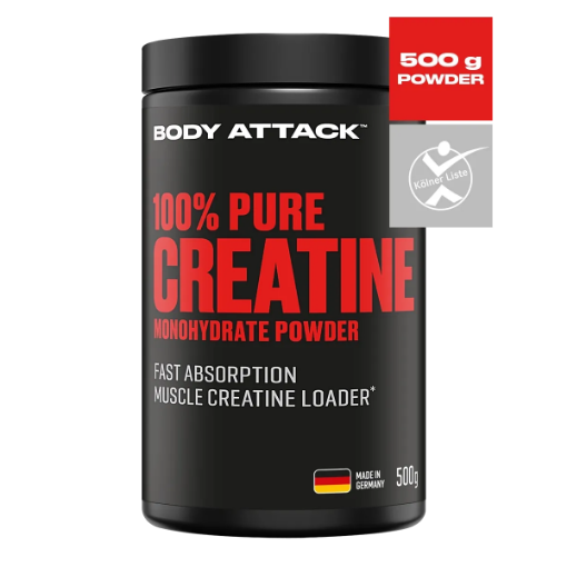 Imagen de POLVO DE CREATINA 500G BODY ATTACK