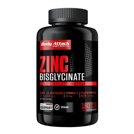 Imagen de Zinc Bisglycinate  (180 Cápsulas) Body Attack