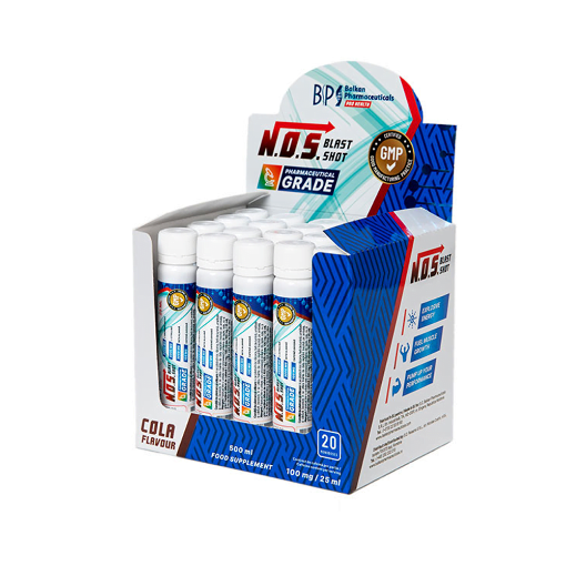 Imagen de NOS Blast (L-Arginina + L-citrulina + Beta alanina) Shot 20×25ml