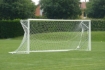 Imagen de Poarta Fotbal Aluminiu 7.32x2.44 m, cu cadru fix de sol