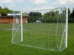 Imagen de Poarta Futsal Aluminiu 3x2 m, independenta, cu colturi sudate si suporturi rabatabile pentru plasa