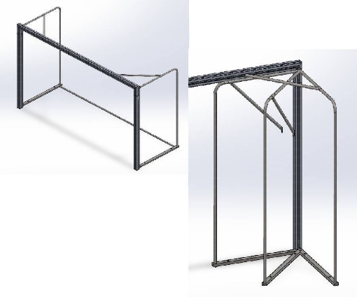 Imagen de Poarta Handbal Aluminiu - 3x2m, pliabila