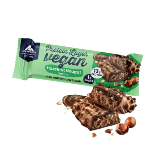 Imagen de Barrita proteica vegana 55g - Nougat de avellanas