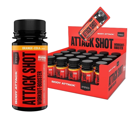 Imagen de ATTACK SHOTS 20 x 60ml - Naranja/Cola