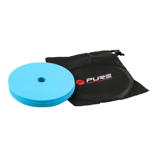 Imagen de CONJUNTO DE 10 MARCADORES PLANOS AZULES P2I