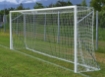 Imagen de Portería móvil de fútbol de aluminio 6 × 2 m — Ø80 mm con red incluida — VI 6033