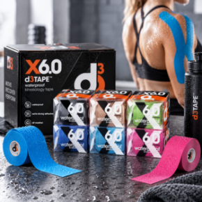 Imagen para la categoría d3Tape X6.0 Waterproof – cinta kinesiológica 5 cm x 6 m