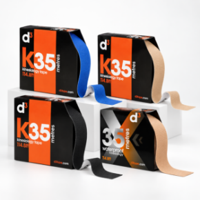 Imagen para la categoría d3Tape K35 / X35 – cinta kinesiológica 5 cm x 35 m